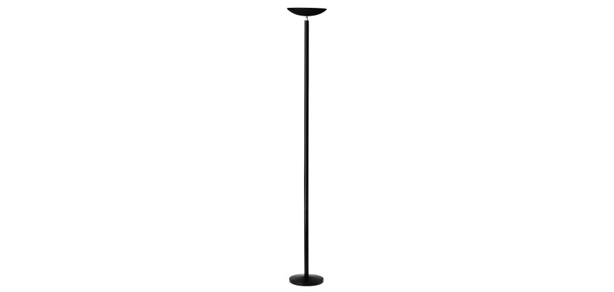 Lampadaire led first unilux prise europe noir