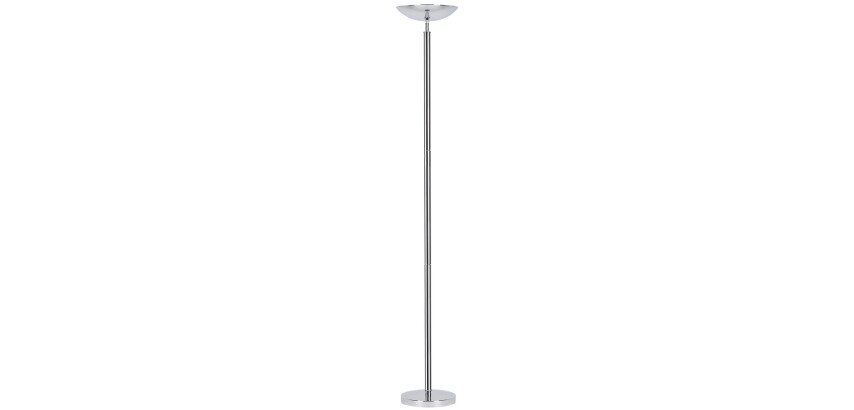 Lampadaire dely 2.0 led unilux prise europe chrome