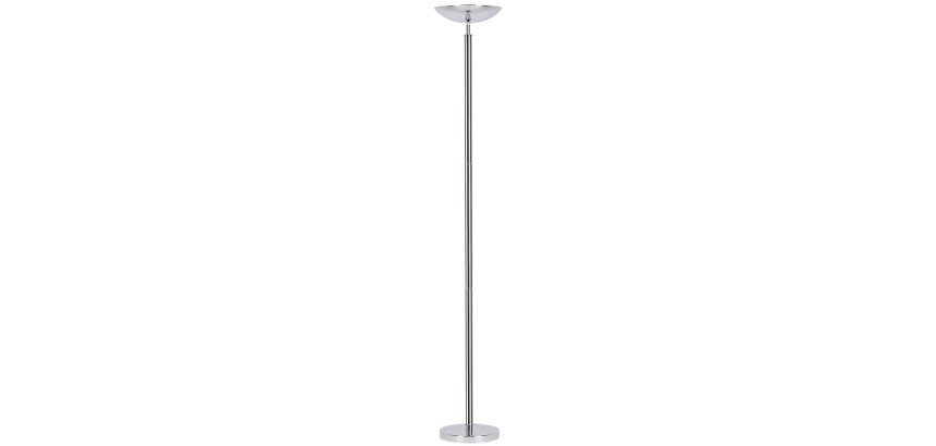 Lampadaire dely 2.0 led unilux prise europe chrome