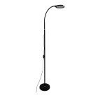 Lampadaire flexled unilux prise europe noir