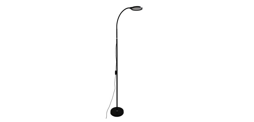 Lampadaire flexled unilux prise europe noir