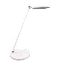 Lampe mendy unilux led prise europe blanche