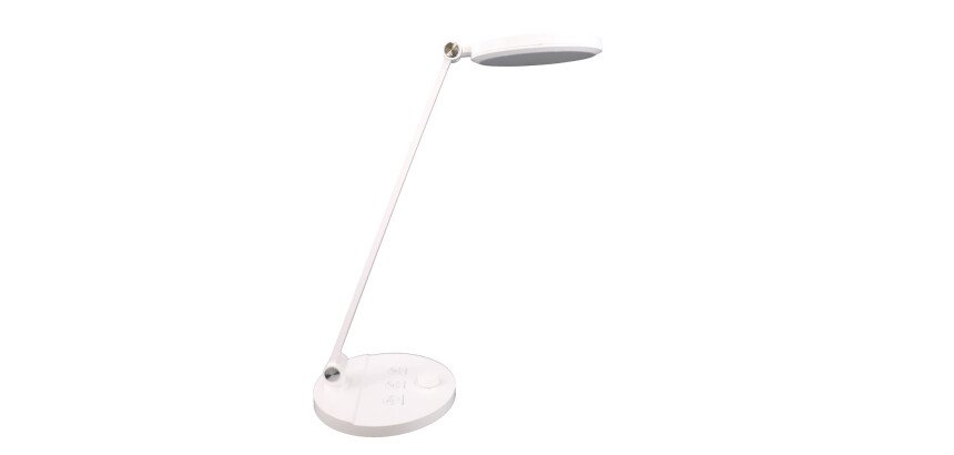 Lampe mendy unilux led prise europe blanche