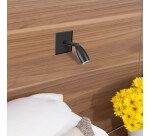 Liseuse a rotule led couleur avec tete tournante Unilux