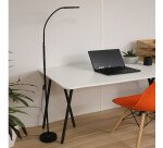 Lampadaire flexled unilux prise europe noir