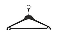20 cintres anti vol locky unilux noir