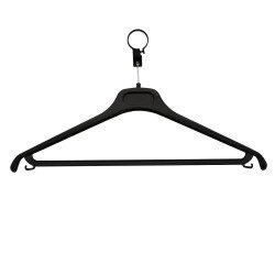 20 cintres anti vol locky unilux noir