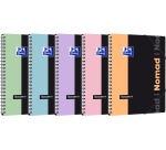 Nomadbook Oxford Pastel Etudiant Integrale 4 Trous 240X310 160P Optik P. Seyes+Tag Polypro Assorti