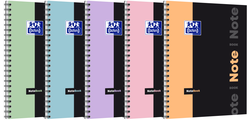 Notebook Oxford Pastel Etudiant Integrale 4 Trous 230X297 160P Optik P. Seyes+Tag Assorti