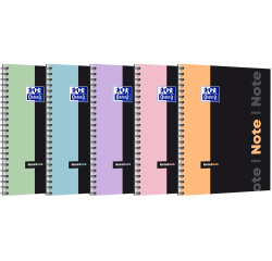 Notebook Oxford Pastel Etudiant Integrale Et 4Trous 230X297 160P Optik P. Q5/5+Tag Assorti