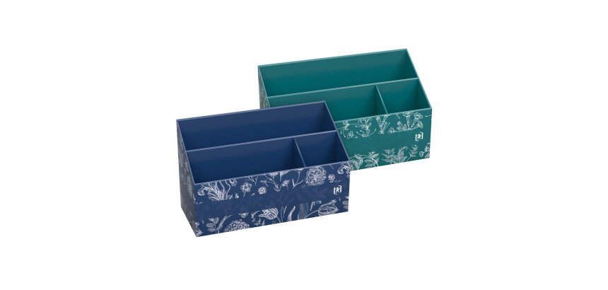 Organisateur de bureau  Oxford romance assorti