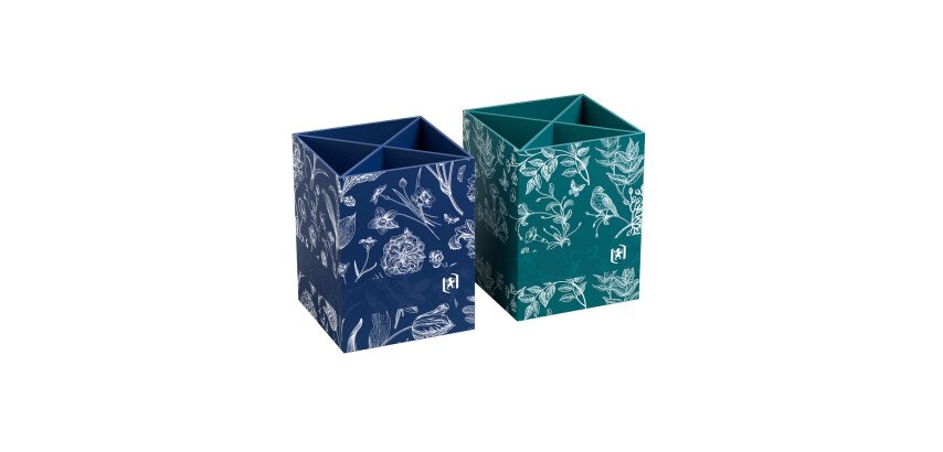 Pot a crayons Oxford romance assorti