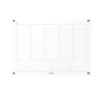 Bloc task manager oxford endosse A4 60pages Aqua