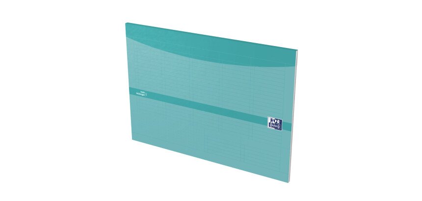 Bloc task manager oxford endosse A4 60pages Aqua