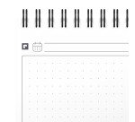 Bloc task manager oxford endosse 148x210 140pages bleu marine