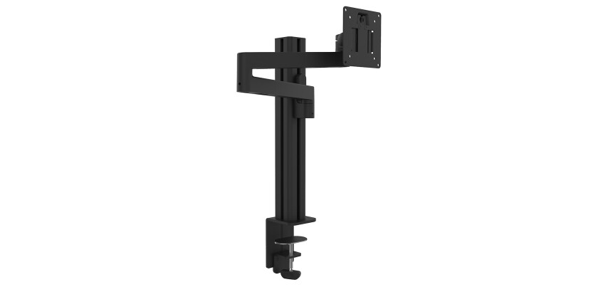 Bras support ecran axio simple mecanique unilux noir