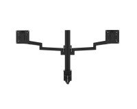 Bras support ecran axio double mecanique unilux noir