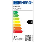 Lampadaire cocoon unilux led noir