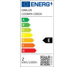 Lampe elite lumino unilux led noir