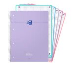 Cahier oxford smart integrale 222x298 endosse 180p 5pages assorti