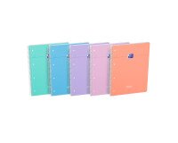 Cahier oxford smart integrale 222x298 endosse 180p 5pages assorti
