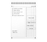 Bloc task manager oxford endosse 148x210 140pages bleu marine