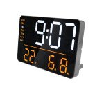 Pendule digital numi led noir