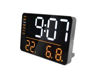 Pendule digital numi led noir
