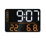 Pendule digital numi led noir