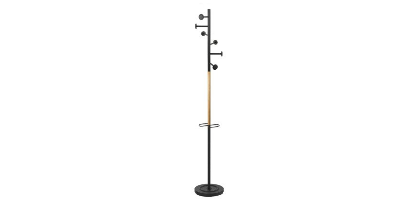 Portemanteau snood unilux noir/bois