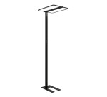Lampadaire atlas unilux cellule socle led noir