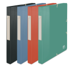 Boite Oxford school life recyclé 24x32 Dos25 polypro opaque pastel assorti