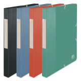 Boite Oxford school life recyclé 24x32 Dos25 polypro opaque pastel assorti