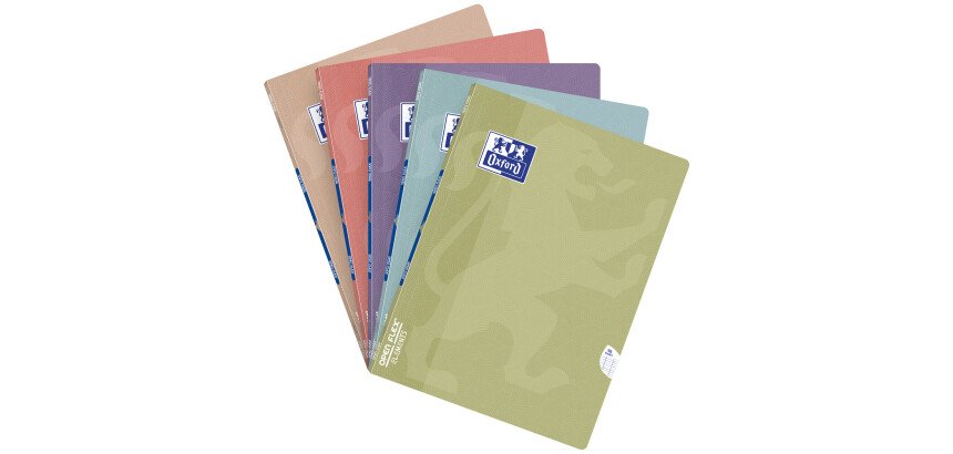Cahier openflex elements agrafe 240x320 96p endosse seyes 96pages assorti