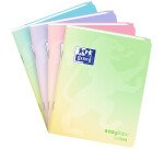 Cahier easybook fusion pastel agrafe 170x220 96p  endosse seyes 96pages assorti