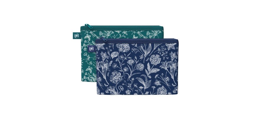 Pochette zip oxford romance endosse A5 5pages assorti