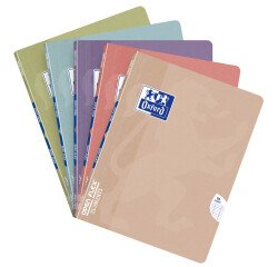 Cahier openflex elements agrafe 170x220 96p endosse seyes 96pages assorti