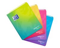 Cahier easybook fusion agrafe 170x220 96p optik p. seyes endosse polypro 96pages assorti