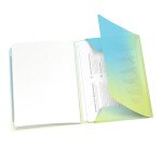 Cahier easybook fusion pastel agrafe 170x220 96p  endosse seyes 96pages assorti