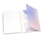 Cahier easybook fusion pastel agrafe 170x220 96p  endosse seyes 96pages assorti
