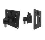 Tête vesa 75 et 100 simple écran axio unilux noir