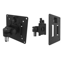Tête vesa 75 et 100 simple écran axio unilux noir