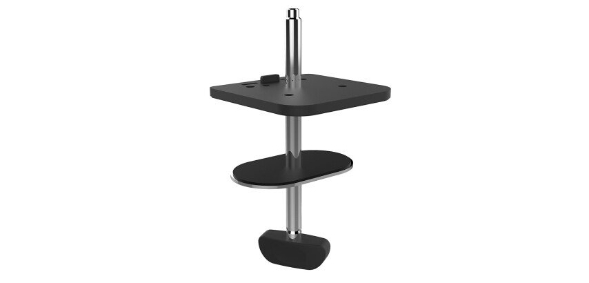 Axe fixation bureau axio unilux noir