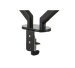 Bras support écran double mécanique axio unilux noir