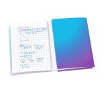 Cahier easybook fusion agrafe 170x220 96p optik p. seyes endosse polypro 96pages assorti