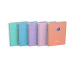 Cahier oxford smart integrale 170x210 endosse 180p 5pages assorti