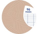 Cahier openflex elements agrafe 240x320 96p endosse seyes 96pages assorti