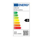 Lampe strata lumino led unilux noir