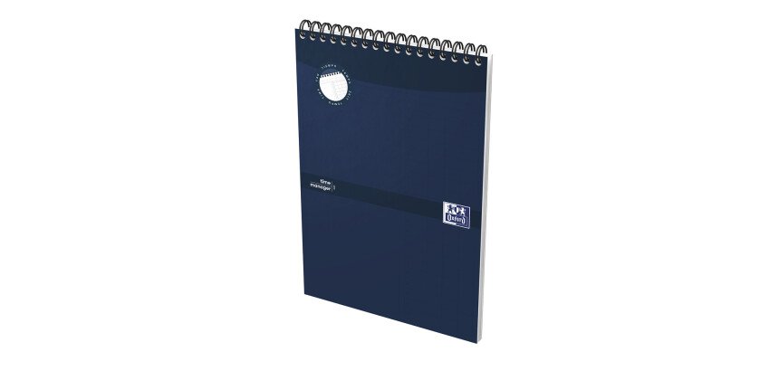 Bloc task manager oxford endosse 148x210 140pages bleu marine