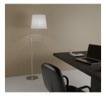 Lampadaire inclinéa unilux blanc